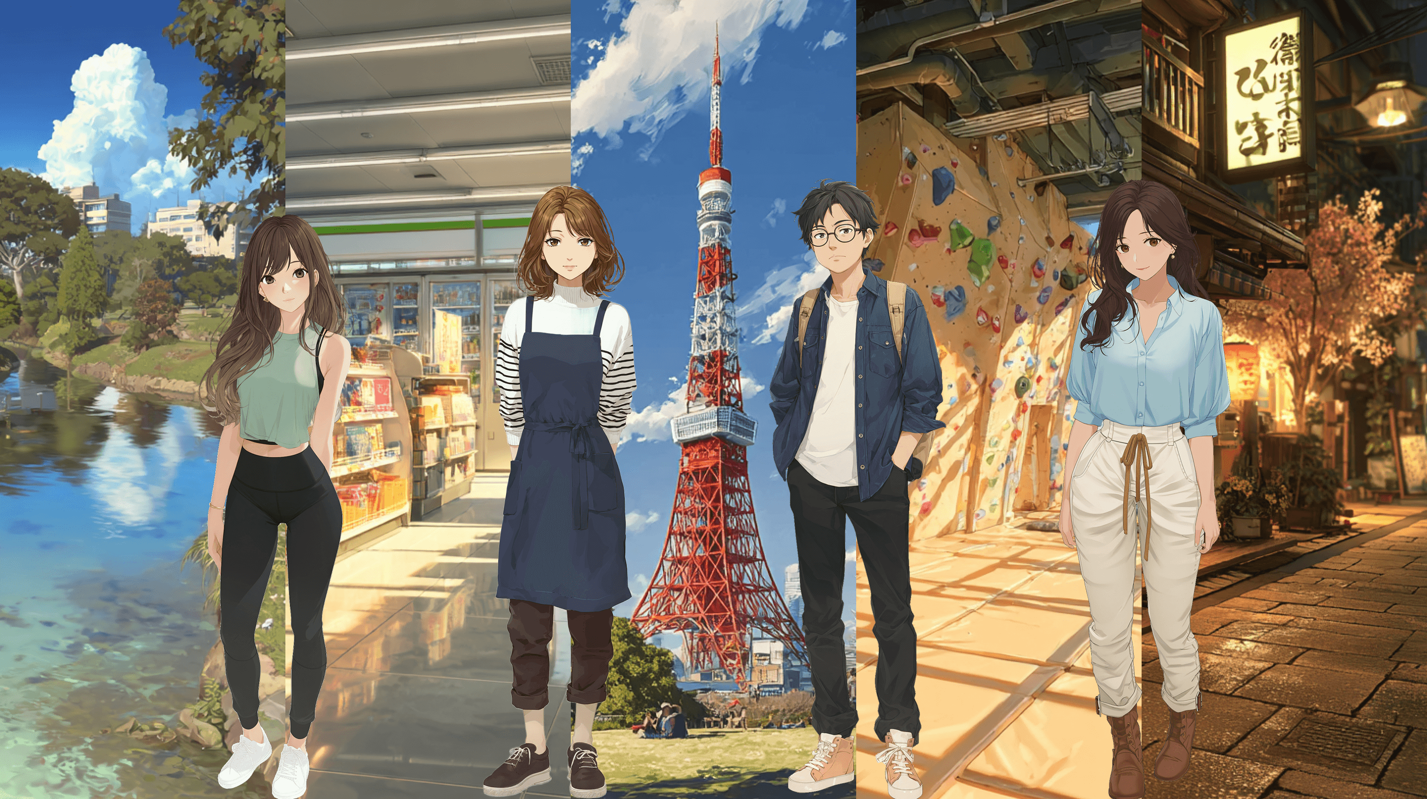 New scenes and characters in Gaijin Mode